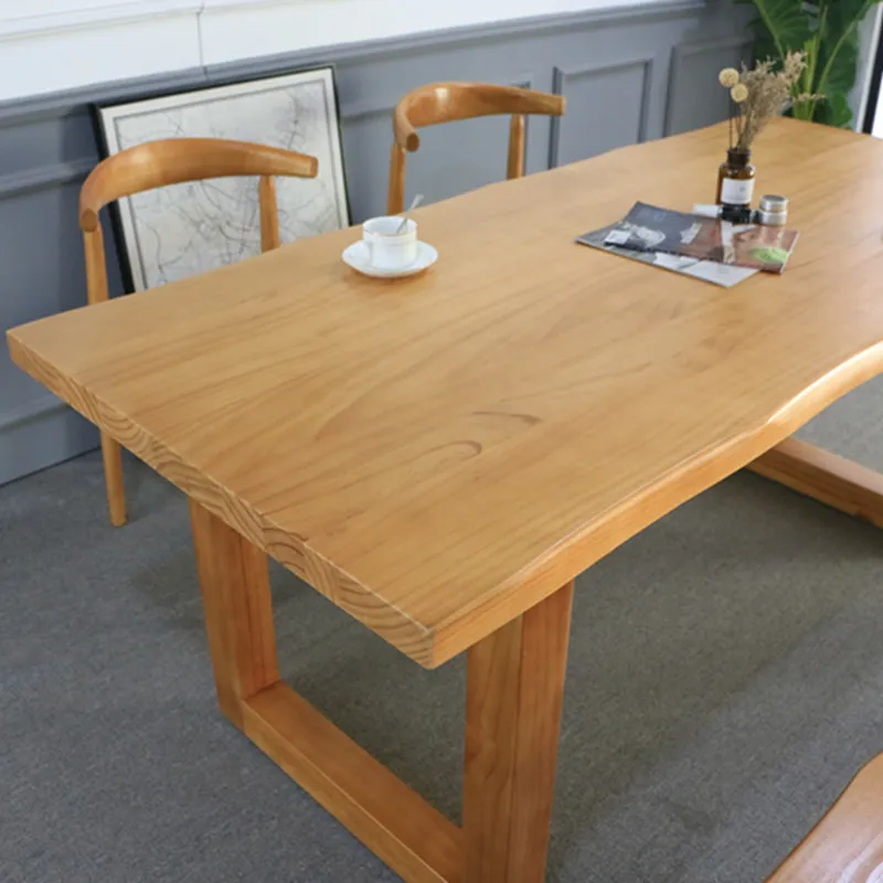 Напольный обеденный стол для вечеринки свадебный деревянный европейский дизайн