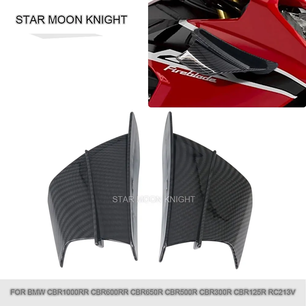 For HONDA CBR1000RR CBR600RR CBR650R CBR650F CBR500R CBR300R CBR125R RC213V-S Motorcycle Winglet Aerodynamic Wing Kit Spoiler