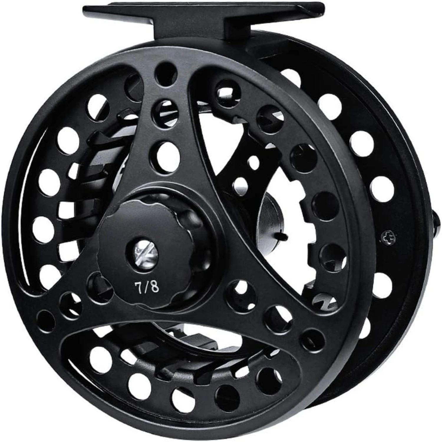Durable High-Quality Blue Red Black and Silver Aluminum Alloy Fly Fishing Reel - Excellent Choice for Ice with Left a