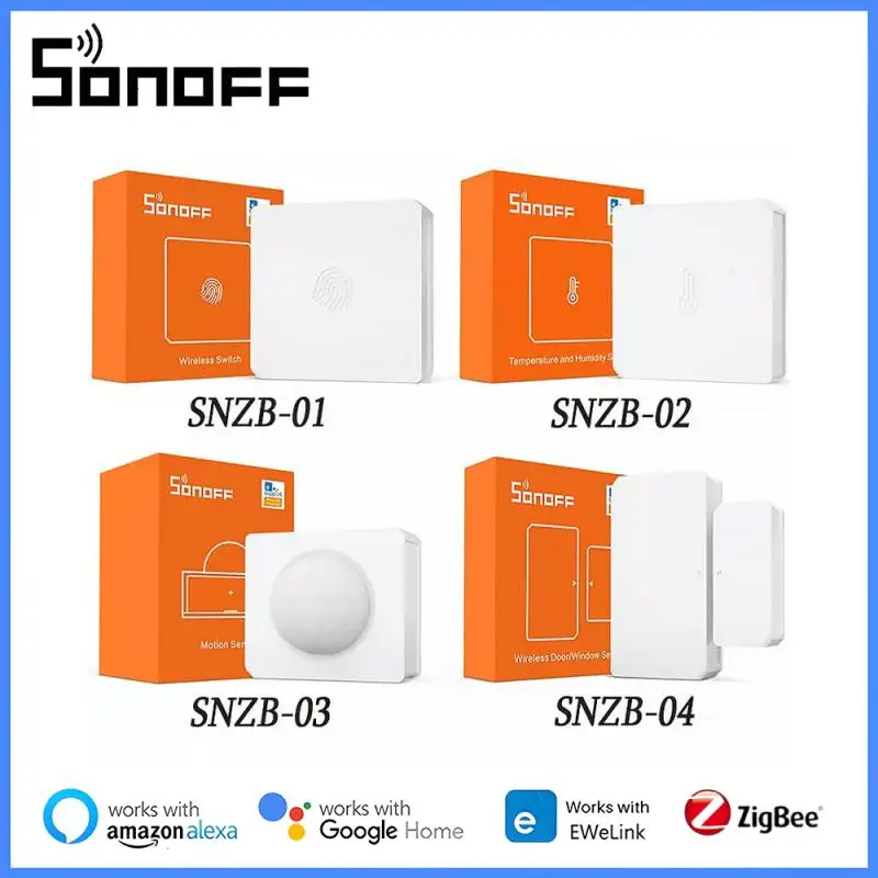 

SONOFF Zigbee 3.0 Bridge Pro/T&H Sensor/Wireless Switch/Door Sensor/Motion Sensor/ZBMINI/ZBMINI-L2 Ewelink Alexa Google Alice