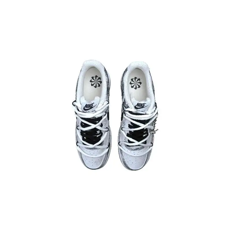 【Настроить】Nike Court Vision 1 обувь для скейтбординга мужские низкие белые/красные