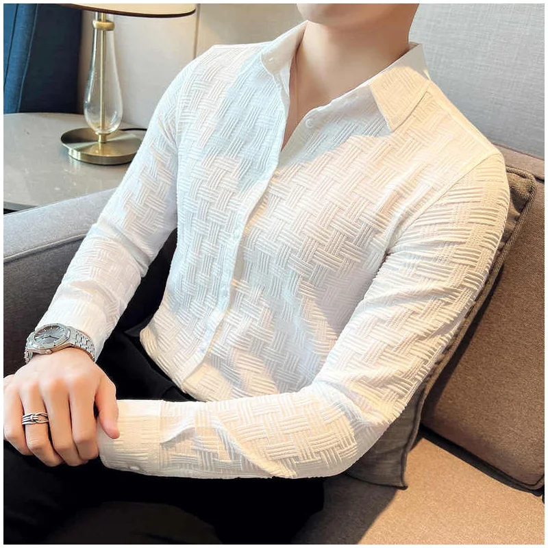 

Модные стильные приталенные универсальные Топы в стиле KPOP Харадзюку, Свободная Повседневная рубашка в Корейском стиле с длинным рукавом, Однотонная рубашка в полоску с квадратным вырезом