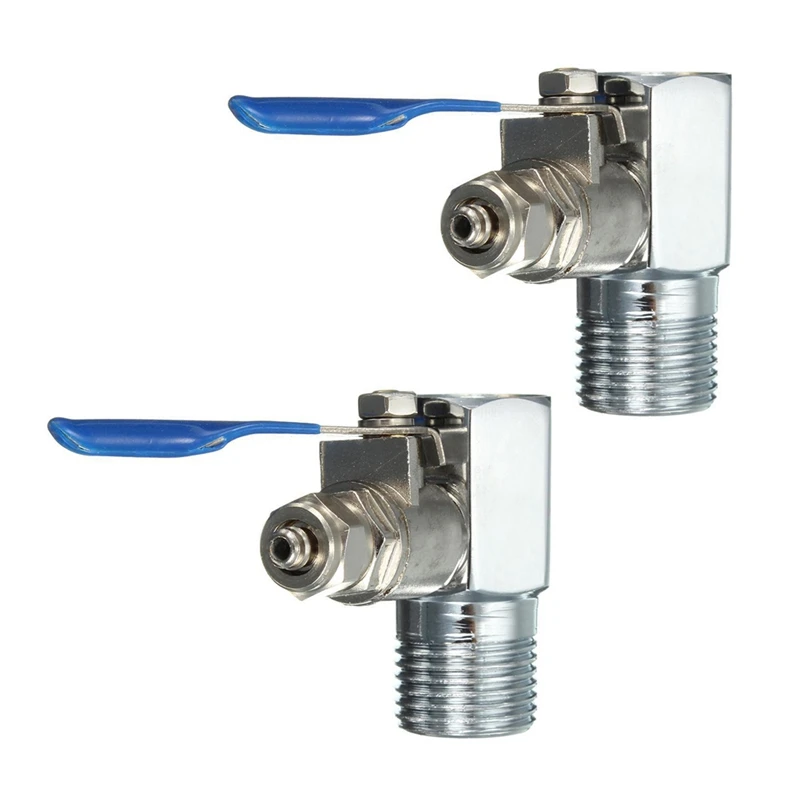 

2Pcs 1/2 Inch To 1/4 Inch RO Feed Water Adapter Ball Valve Faucet Tap Feed Reverse Osmosis