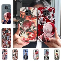 my hero academia shouto todoroki phone case for samsung s20 lite s21 s10 s9 plus for redmi note8 9pro for huawei y6 cover