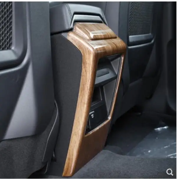 

for 15-19 Land Rover Discovery Shenxing interior modification armrest box rear anti-kick cover wood grain interior decoration
