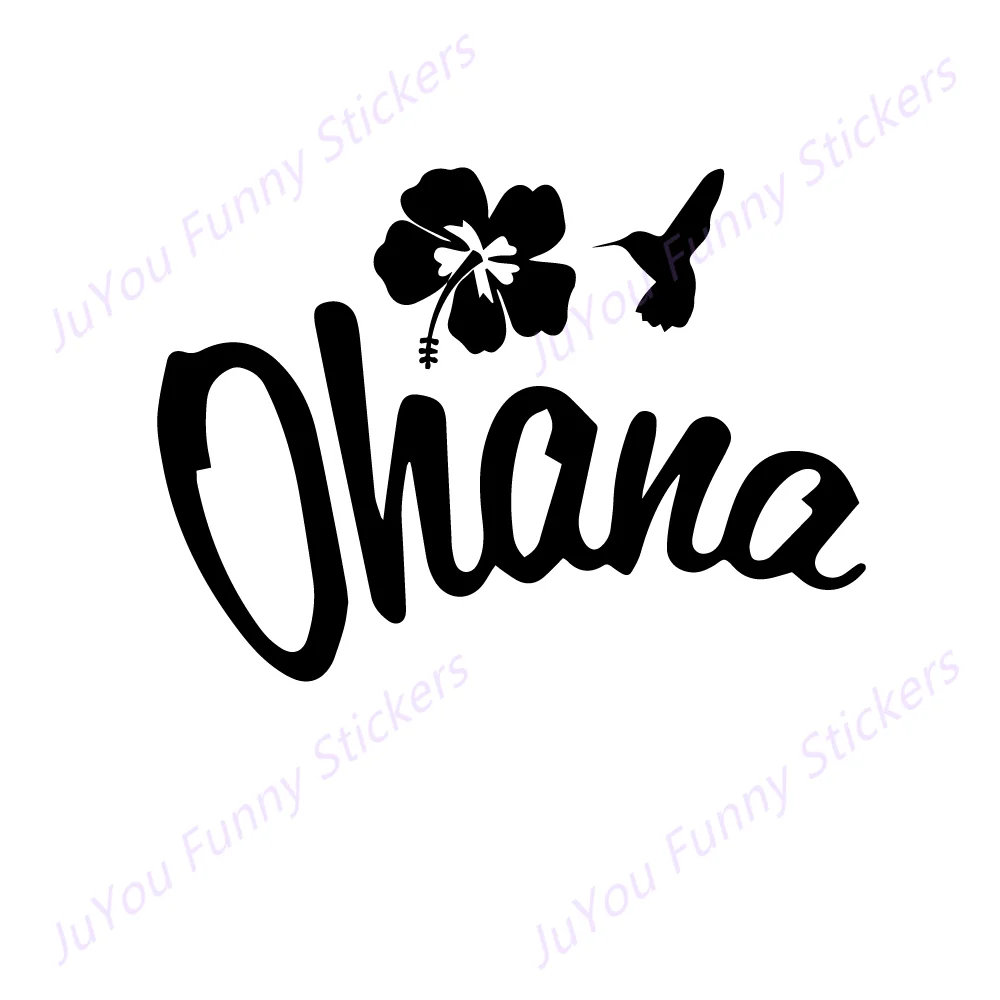 

JuYou Funny Stickers Exterior Accessories Personality Vinyl Ohana Car Stickers S Decal Weatherproof Auto Styling Toon KK