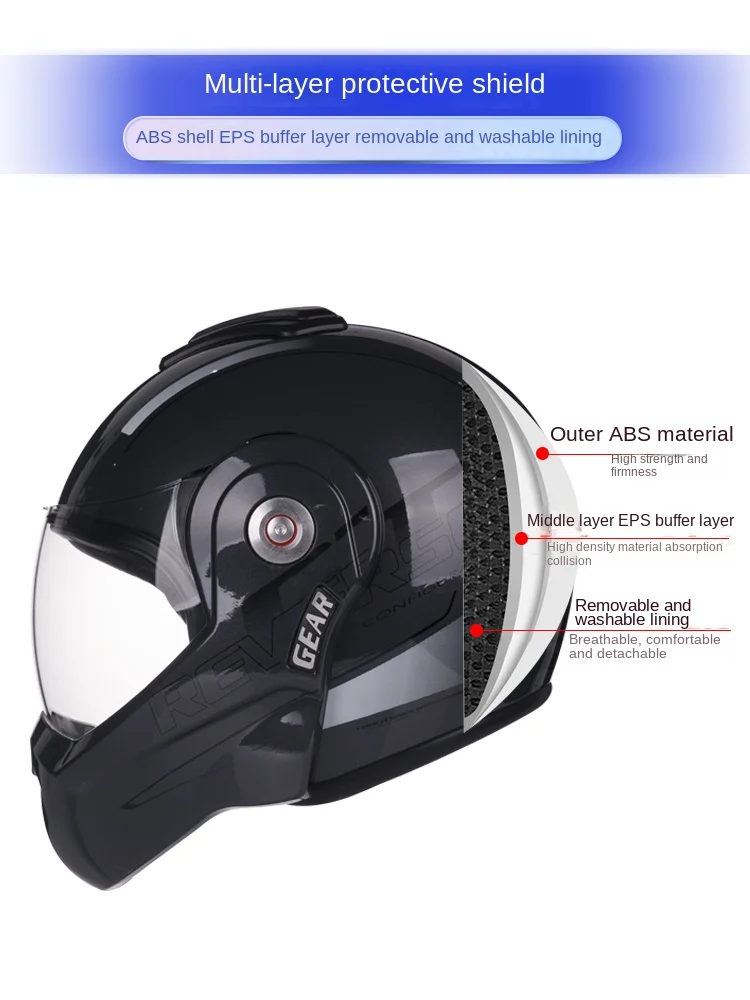 Мотоциклетный шлем BEON с откидной крышкой модульный мотоциклетный закрывающий