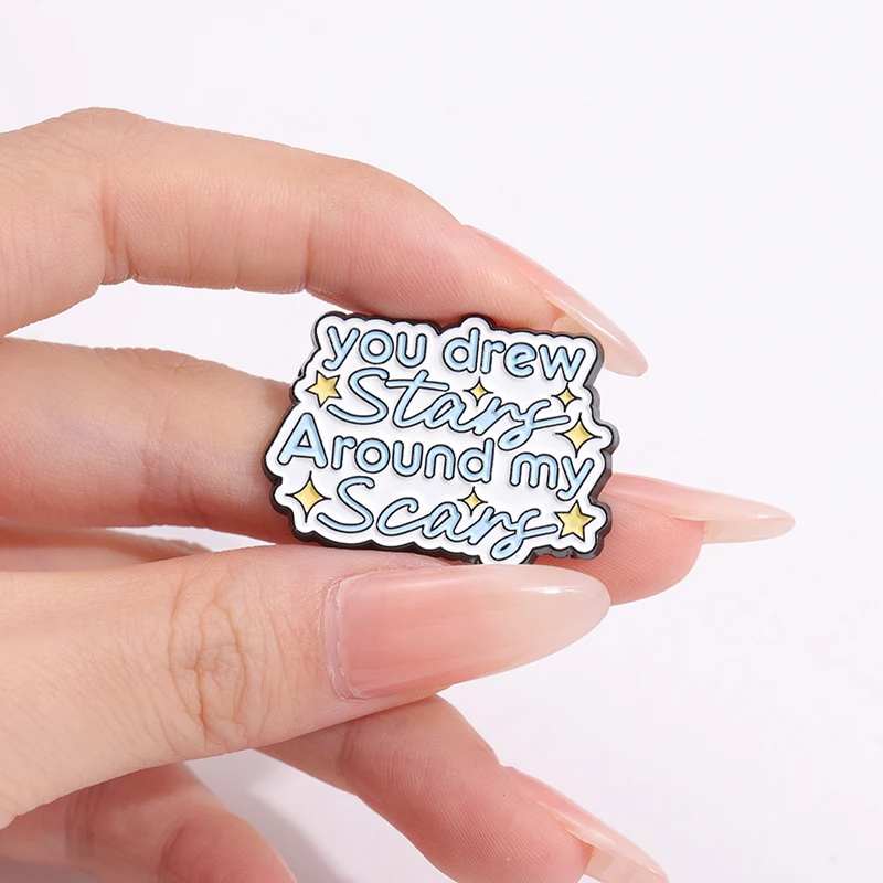 Модные броши с электронной почтой и музыкальным текстом унисекс металлические