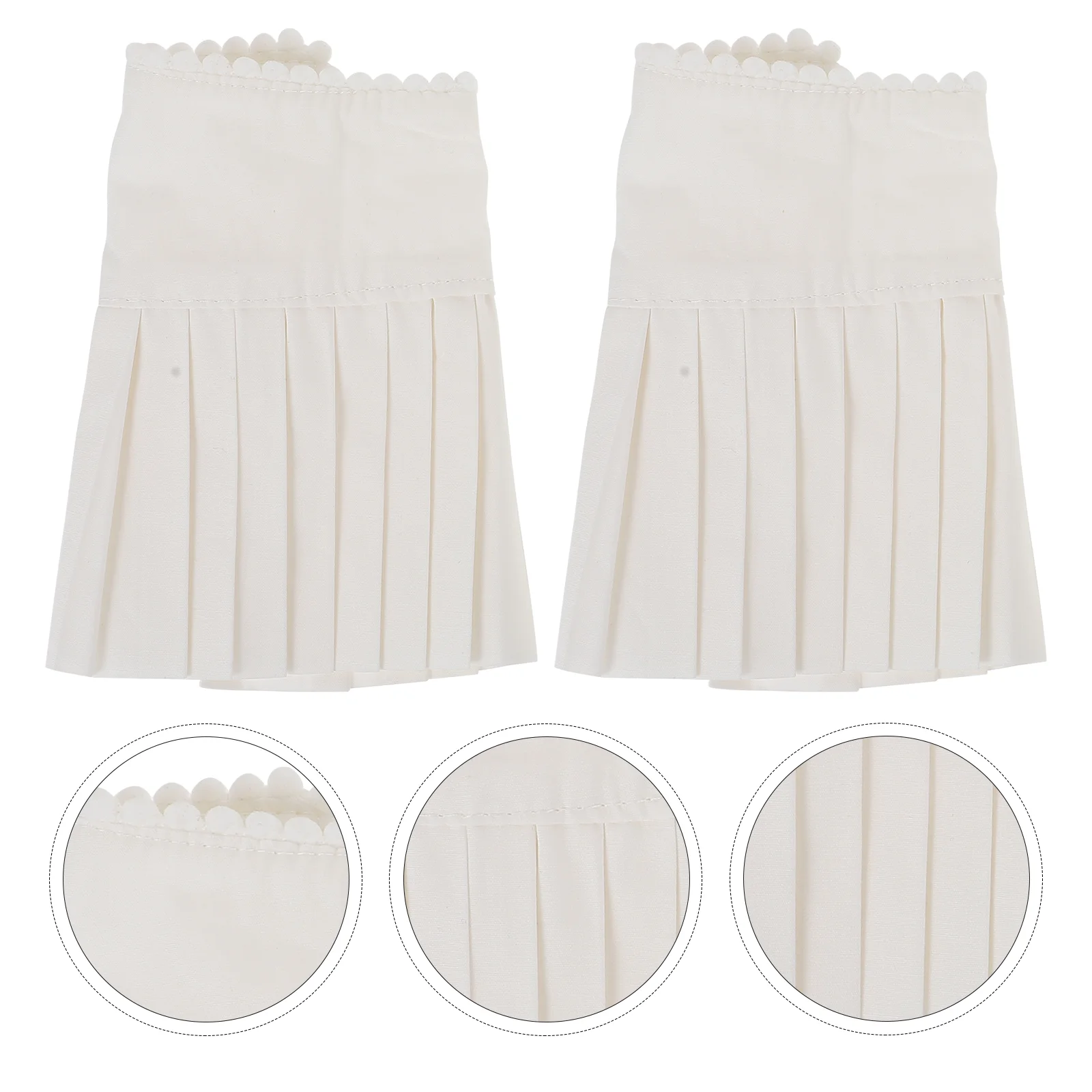 

1 Pair Of False Cuffs Decorative Delicate Stereoscopic Sleeve Clothing Cuffs