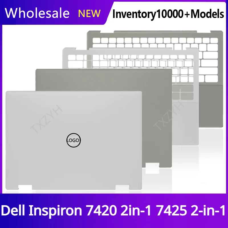 

Original For Dell Inspiron 7420 2in-1 7425 2-in-1 Laptop LCD back cover Front Bezel Hinges Palmrest Bottom Case A B C D Shell