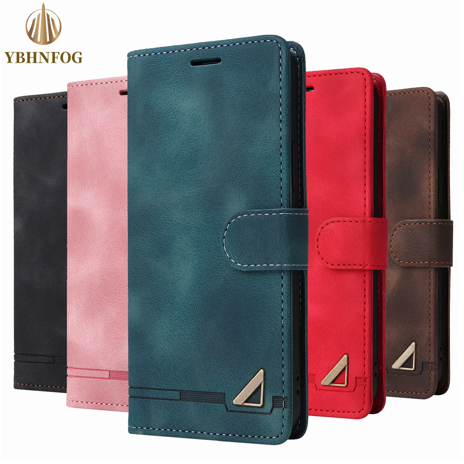 Роскошный кожаный флип-чехол для Xiaomi 13T 12T 11 Lite Mi POCO F3 F4 F5 M3 Pro M4 X4 GT X5 X3 NFC с магнитной
