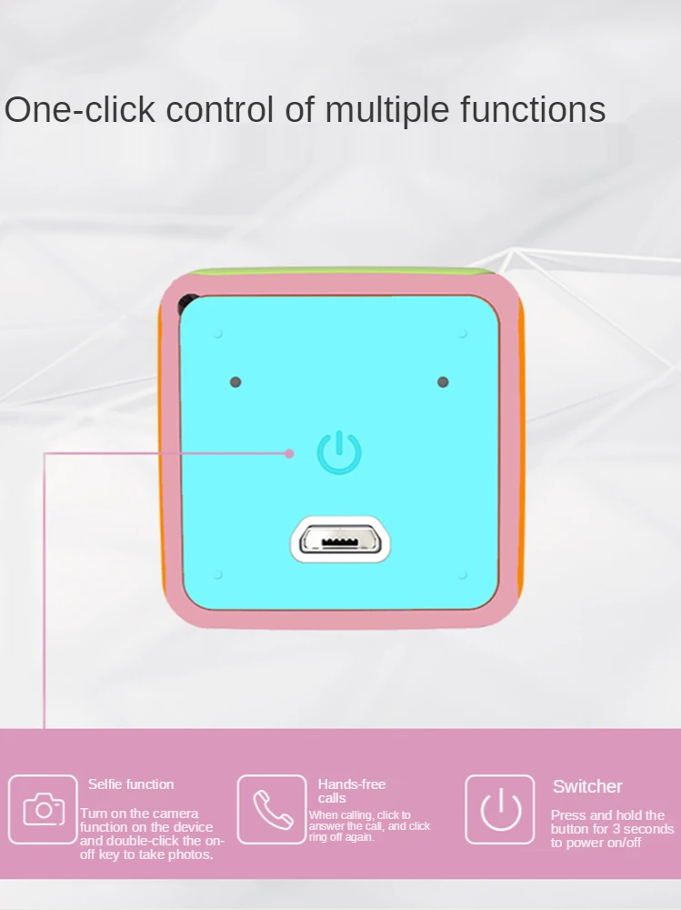 Портативная беспроводная Bluetooth-колонка миниатюрная индивидуальность маленькая