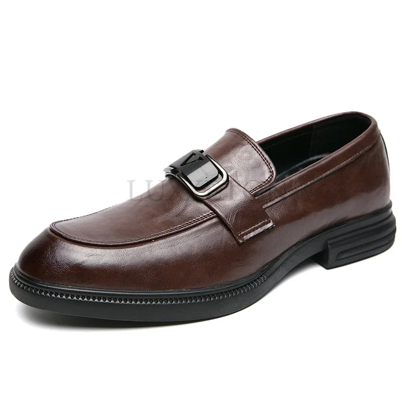 

Мужские дышащие кожаные туфли, черные мягкие кожаные туфли с мягкой подошвой, на весну и осень, деловая мужская повседневная обувь