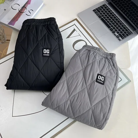 Женские утеплённые брюки XXL из полиэстера