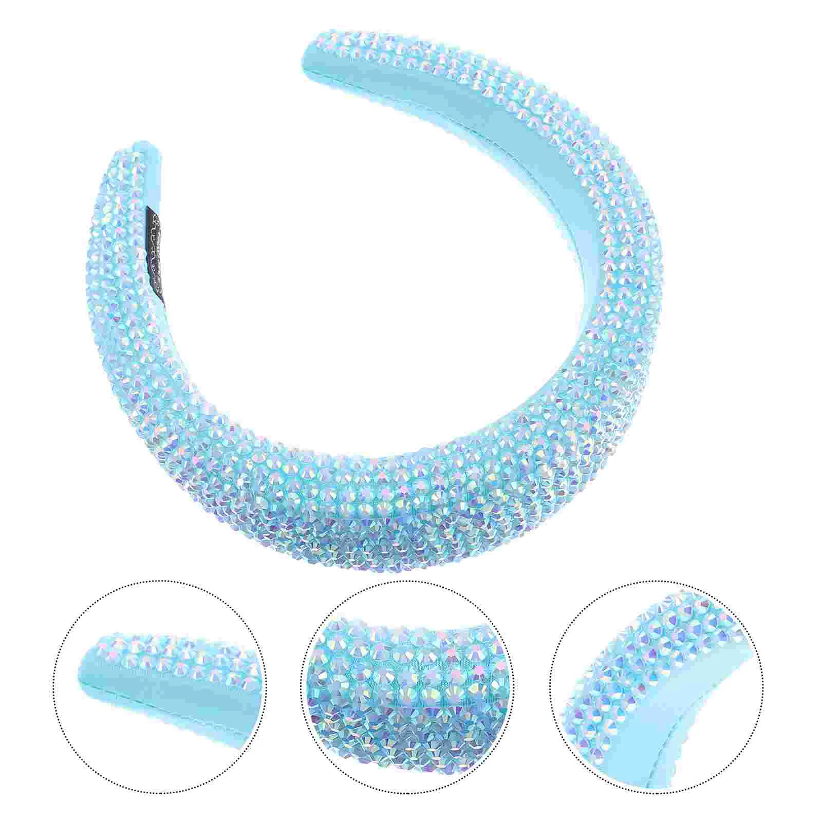 Резинки для волос с широкими полями и бриллиантами повязка на голову головные