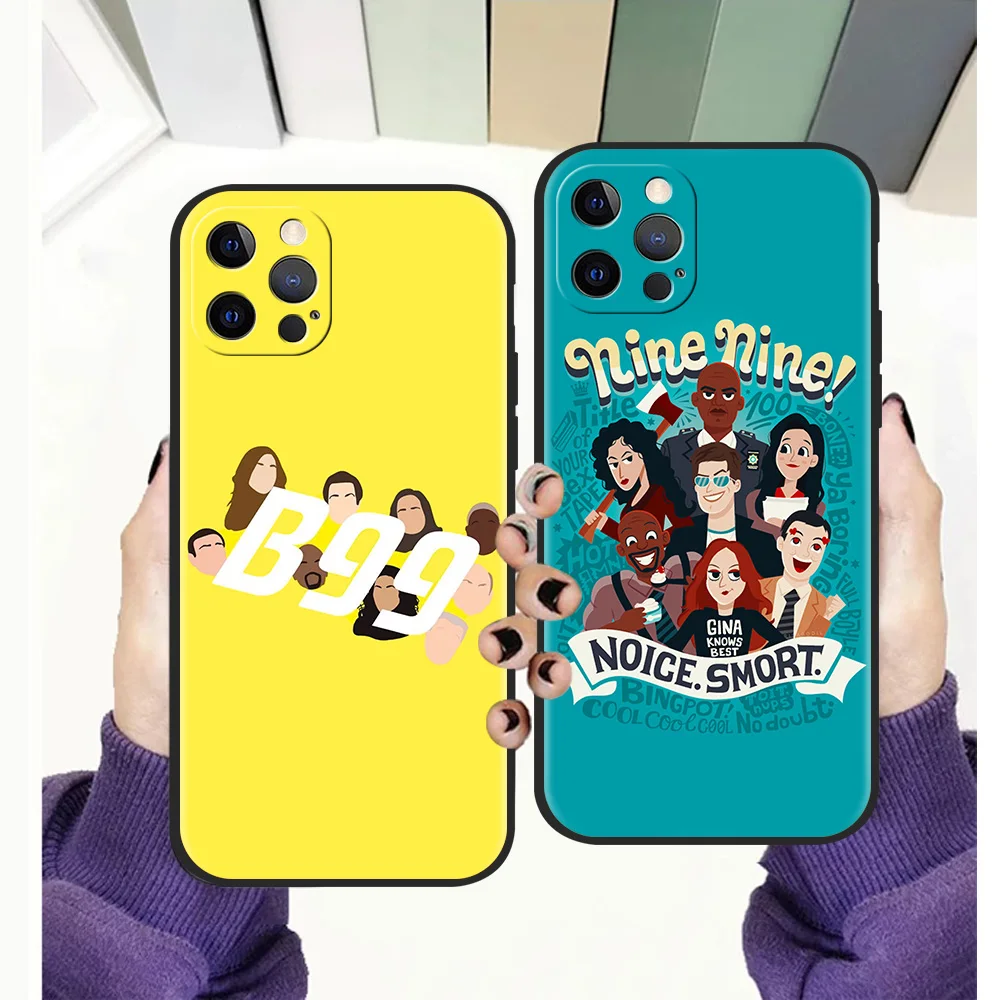 

TV Series Brooklyn Nine-Nine Funda Phone Case For iPhone 13 12 11 Pro MAX XR X SE XS 7 8 Plus iPhone13 Luxury Soft Black Cover