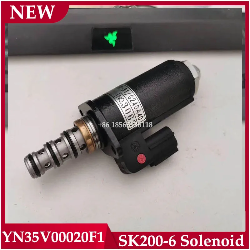 

Запасные части для экскаватора, Φ электромагнитный клапан YN35V00020F1 SK200-3/G24DA40 для Kobelco
