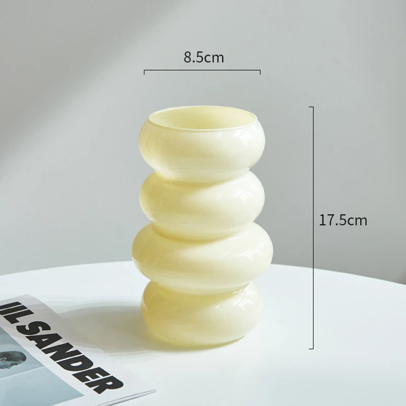 

Стеклянная спиральная ваза SHNGki