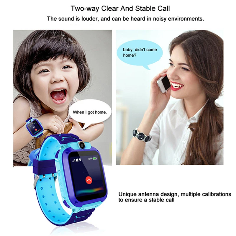 Q12 Children Smart Watch Kids Positioning Call Smartwatch Remote Locator Photo Sim Card Alarm Clock Smartwatch For IOS Android