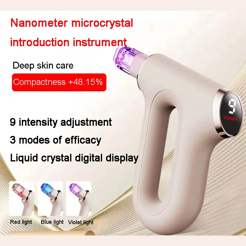 

Microcrystal Injector Wireless Portable Mesotherapy Gun For Facial Lifting Anti-age Hydrolifting Injection Gun Homeuse Painless