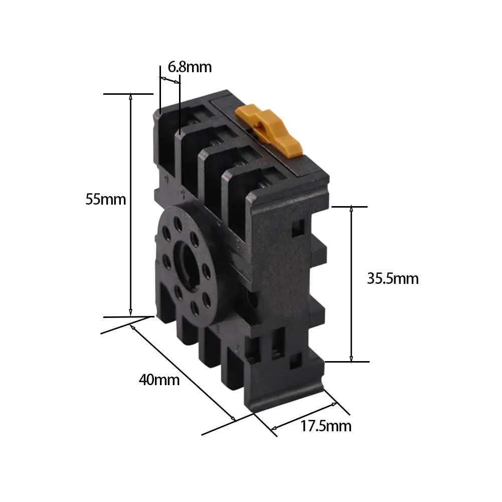 1 шт. цоколь реле таймера для PF083A 8-контактный монтаж серии DH48S интерфейс Релейная