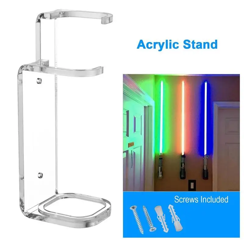 Acrylic Clear Light Saber Stand Wall Mount Storage Rack With