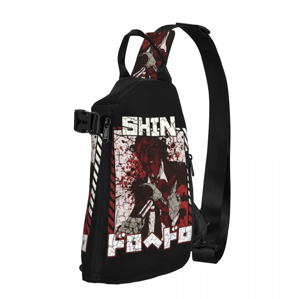 

Dorohedoro Shoulder Bags manga anime demon death Chest Bag Men School Motorcycle Sling Bag Workout Graphic Design Small Bags