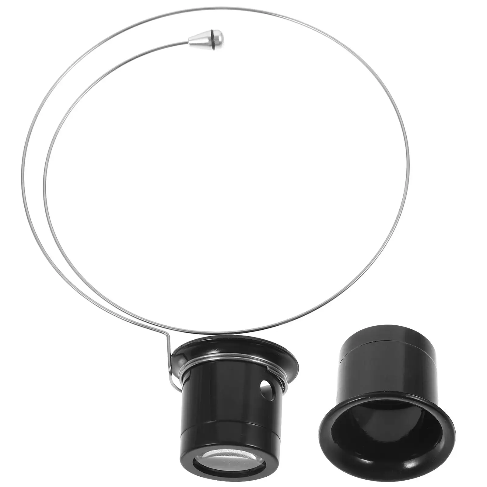 Ношение увеличительного стекла, лупа 5x10x, стальные инструменты для ремонта, очки, повязка на голову, лупа, очки, ювелиры, часовщик, свободные руки