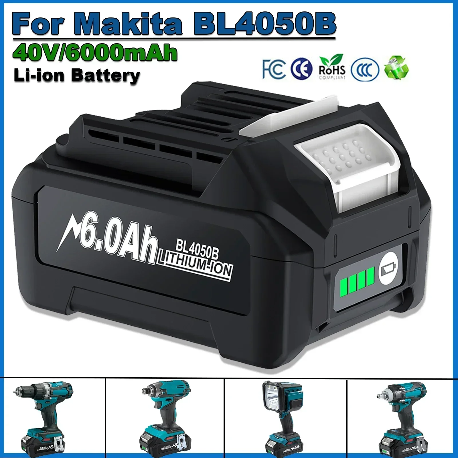 Аккумулятор для электроинструмента BL4050F 194205 -3 ЛТ-400