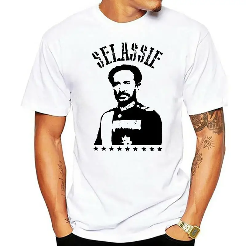 

Haile Selassie Inspired T-Shirt 100 Premium Cotton Rastafari Ethiopa Superior Quality Tee Shirt