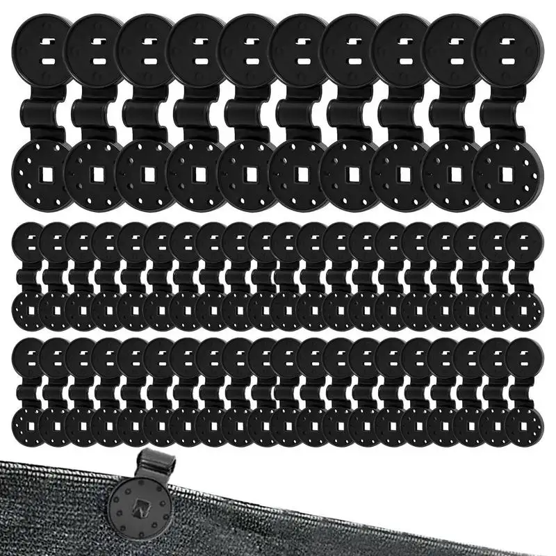 

Shade Cloth Clips Sunshade Net Clamps Fixing Clips For Sun Shade Net Anti Bird Netting Garden Netting Shade Fabric Accessories