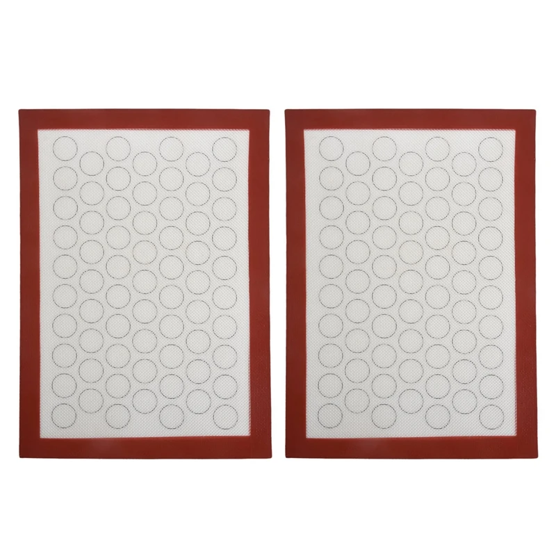 

2 шт., антипригарный силиконовый коврик для выпечки