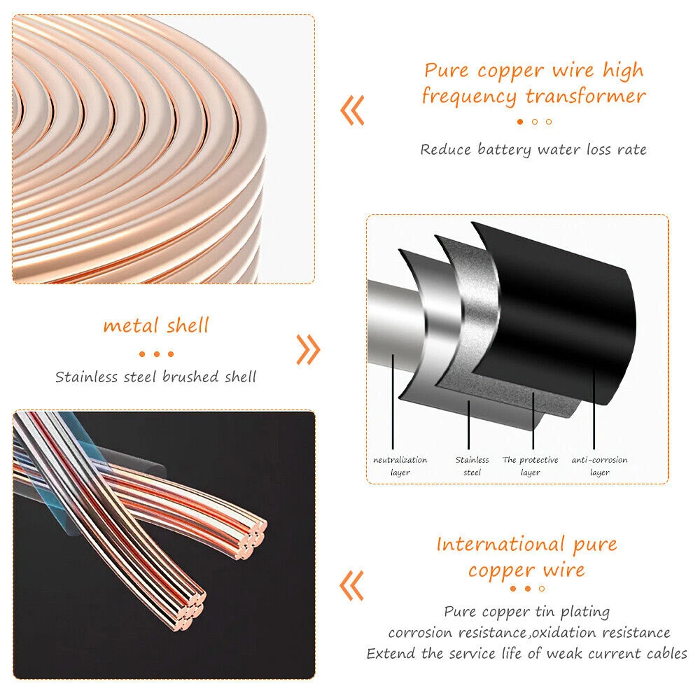 Автомобильное зарядное устройство высокой мощности 240 Вт светодиодный дисплей