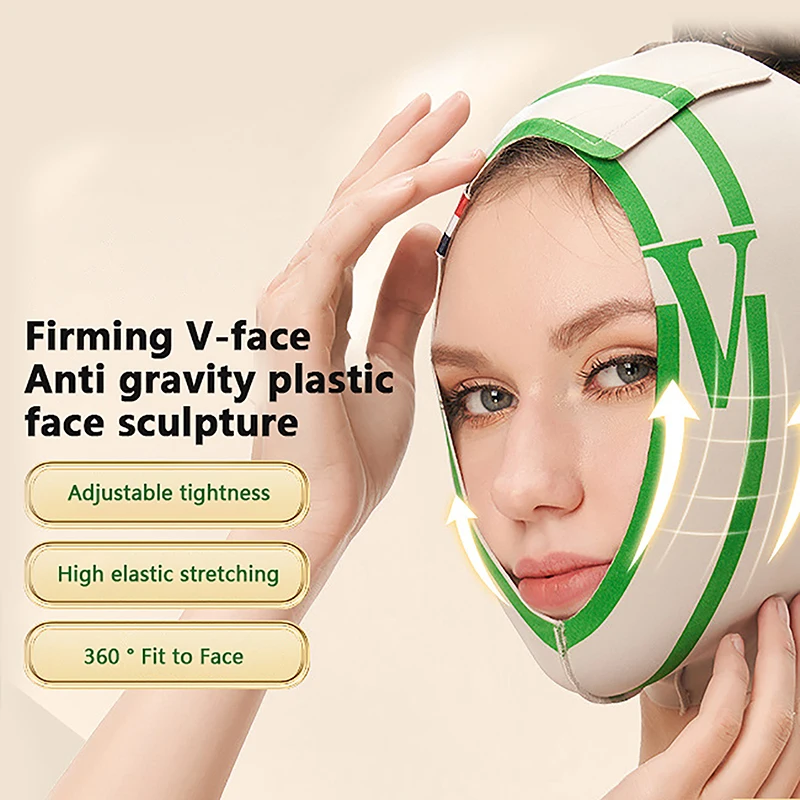 

Reduce Double Chin Face Slimming Bandage V Thin Face Mask Lift Anti Wrinkle Reduce Double Chin Bandage Face Tools