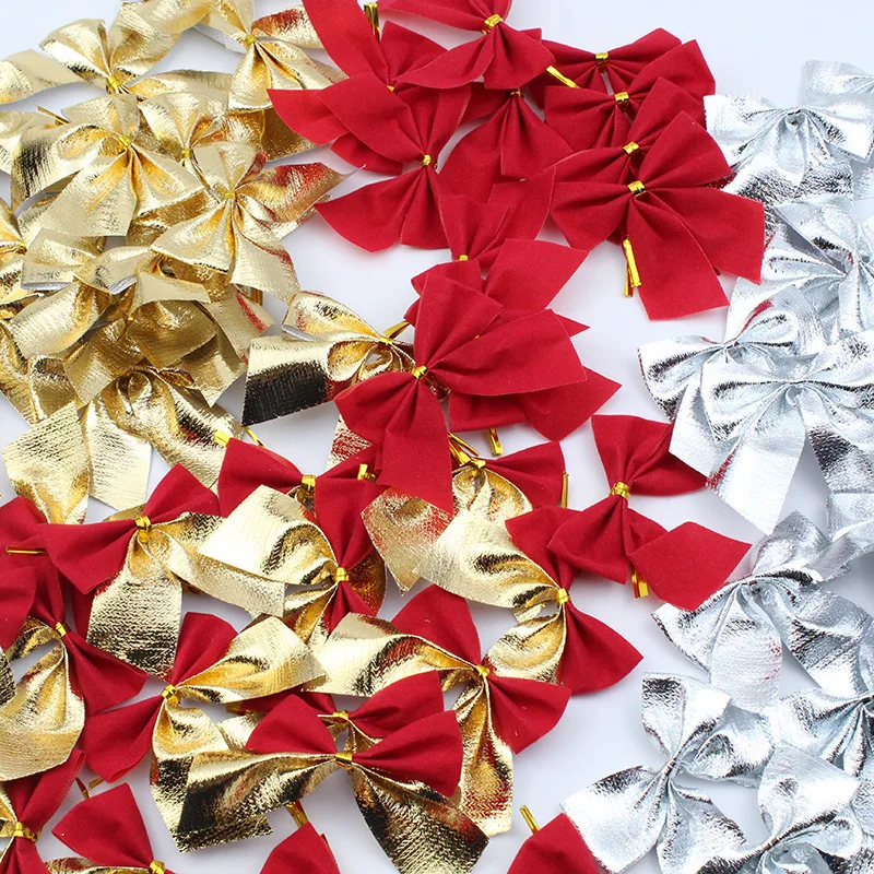 

Christmas Bow Christmas Tree Decoration Pendant DIY Holiday Scene Arrangement Decoration