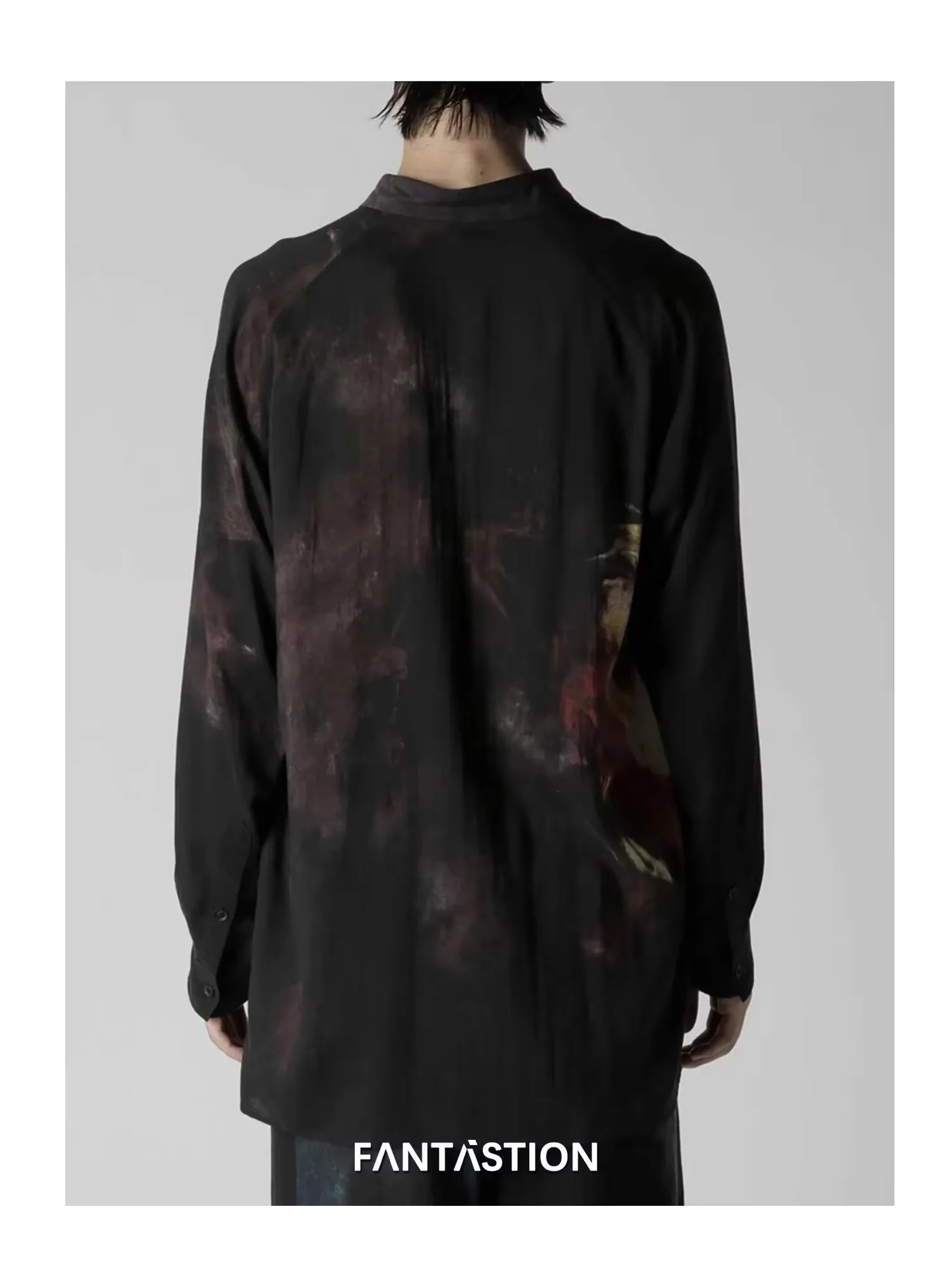 FANTASTION Стиль масляной живописи Unsiex Гавайская рубашка Негабаритные мужские