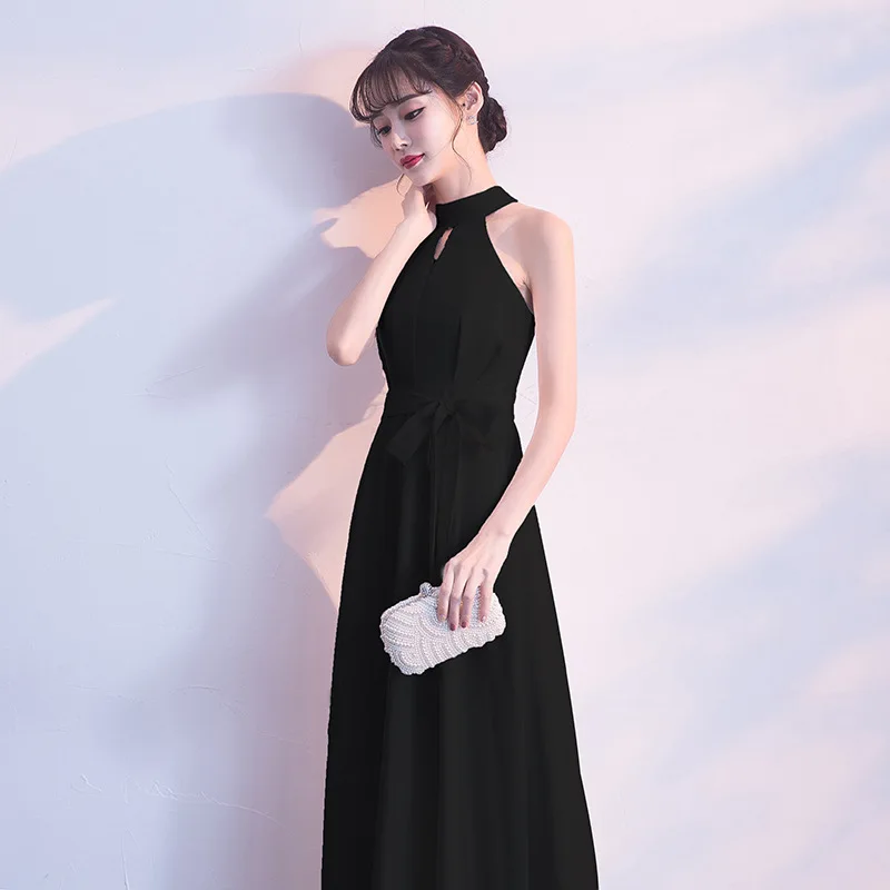 J110 белое серое красное черное платье для выпускного вечера длинные платья