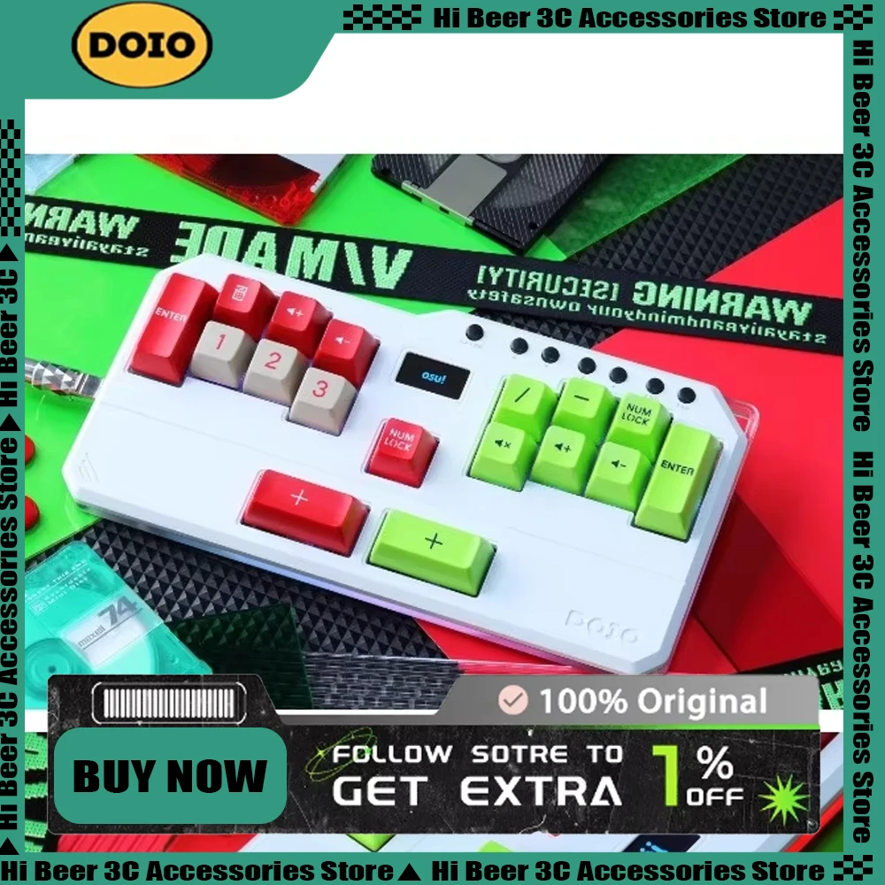 Doio Hitbox Kbgm-H10 игровая клавиатура из алюминиевого сплава на заказ OSU/DJMAX/Muse Dash/EZ2ON с
