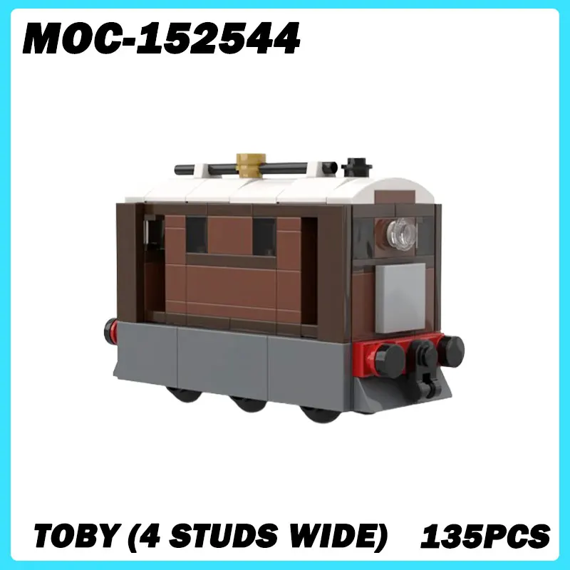 MOC- 152544 Серия мини-поезд Brown Toby (4 ширины) Коллекционная образовательная модель