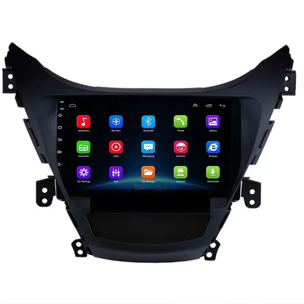 Автомобильное радио Android 13 Carplay для Hyundai Elantra 2011 2012 2013 мультимедийный плеер