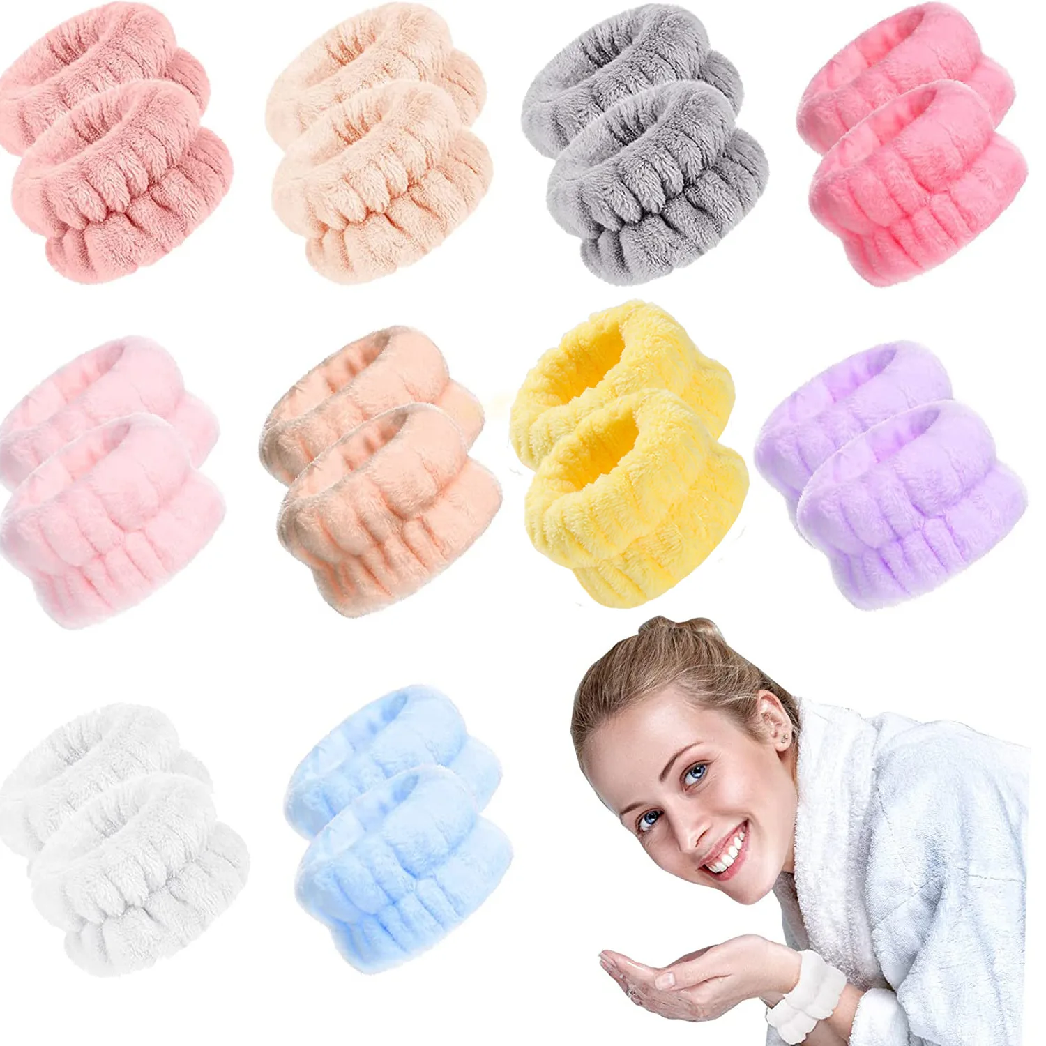 Microfiber Absorbent Hair Accesories Headwrap Handmade Makeup