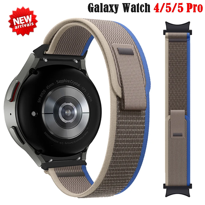 

Trail loop Strap For Samsung Galaxy Watch 5 5Pro 45mm 40mm 44mm band No Gaps nylon bracelet Galaxy Watch 4 4 Classic 46mm 42mm