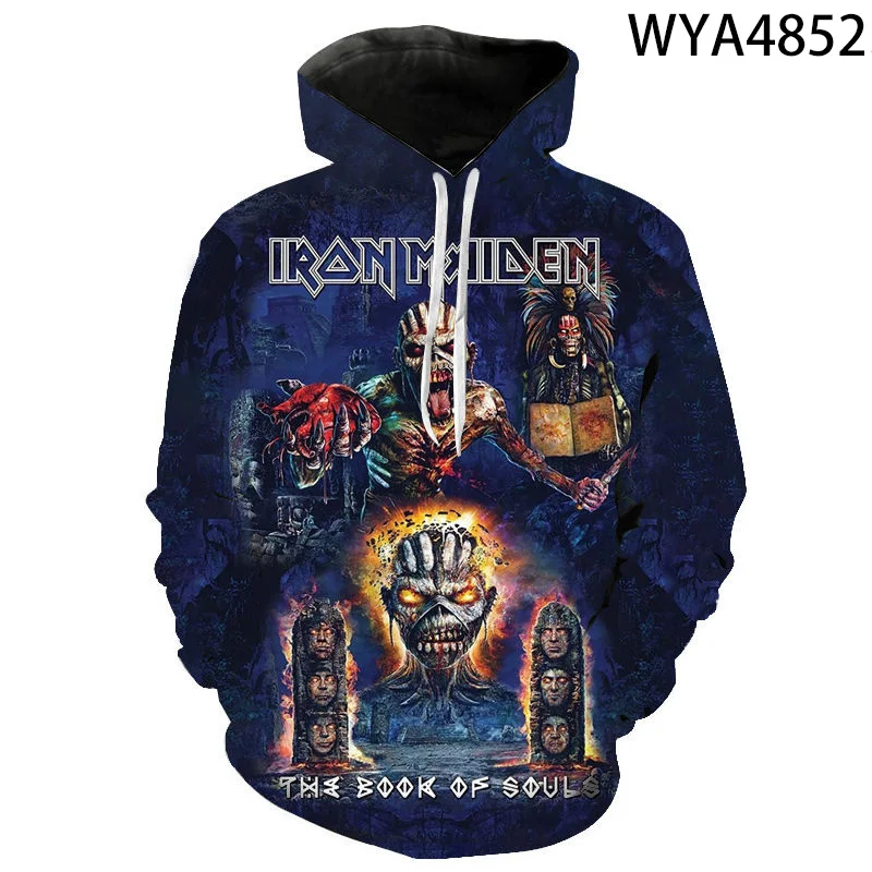 

Music 3D Print New Iron Hoodies Men Women Children Streetwear Band Sweatshirts Boy Girl Kids Hip Hop Pullovers Casual Tops