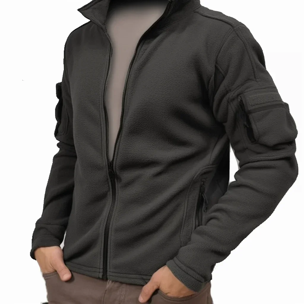 

Men's Vintage Fleece Jacket with Mesh Lining