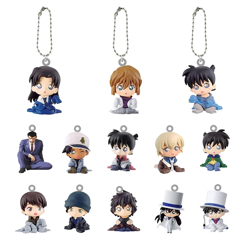

Милые брелки с рисунком Аниме Детектив Конан эдогава брелки с акриловым плоским основанием шариком Ювелирные изделия Подарки для детей FSD981