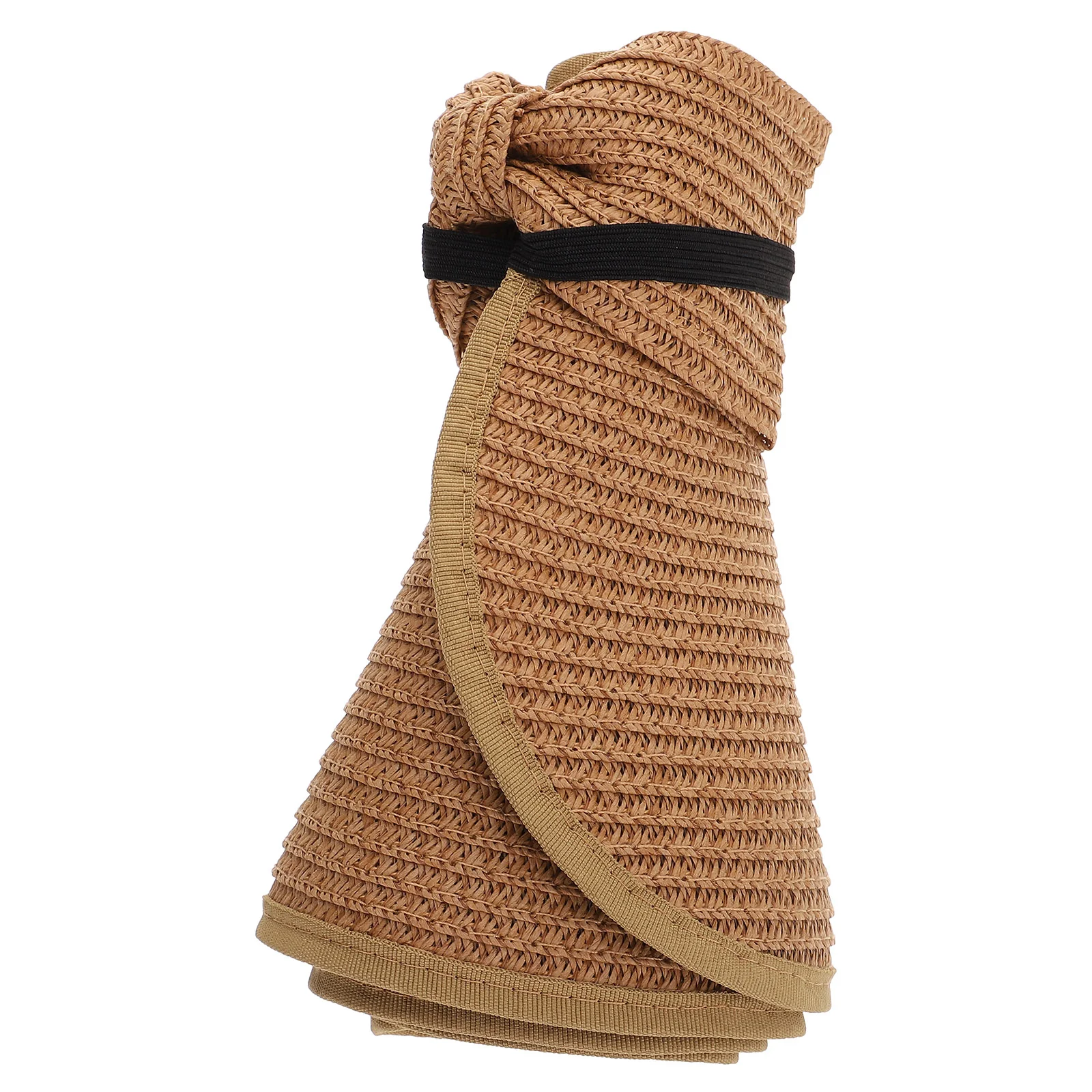 

Folding Beach Hat Summer Sun Visor Hat Large Straw Hat for Women Girls