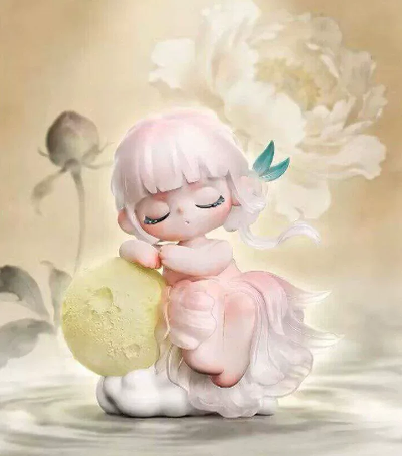 Фото Новинка в наличии: Кукла-сюрприз Lita 4-го поколения из серии Inkstone Flower, настольное украшение, подарок для друзей. №5