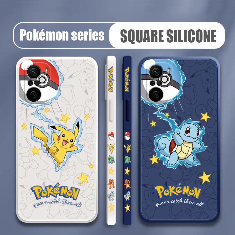 

Pokémon Silicone Case for Xiaomi Redmi Note 11 11S 10S 10 9 Pro Max 8 8T 7 7S 6 5 Plus 8A 9T 9C 10C K50 K40S 4G 5G Soft Cover