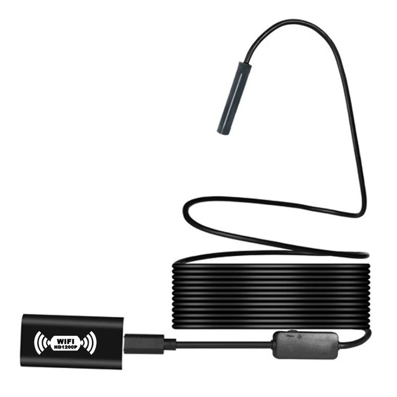 

Wifi Endoscope 1200P Wireless Endoscope Camera With 8LED Lights For IOS Samsung Android Iphone Windows Mac(2M)