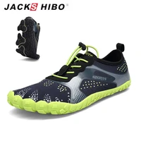 jackshibo womens surfing wading sport aqua shoes quick drying beach shoes men barefoot sneakers breathable walking water shoes